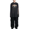 Balenciaga Langarm-T-Shirt „Schwarz“ 681046TLVJ11074
