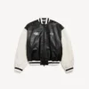 Balenciaga | NBA-Kollaborations-Varsity-Jacke in Schwarz/Weiß