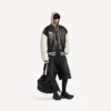 Balenciaga | NBA-Kollaborations-Varsity-Jacke in Schwarz/Weiß