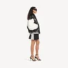 Balenciaga | NBA-Kollaborations-Varsity-Jacke in Schwarz/Weiß