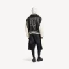 Balenciaga | NBA-Kollaborations-Varsity-Jacke in Schwarz/Weiß