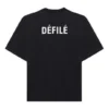 Balenciaga Retro Sports Logo Kurzarm-T-Shirt für Herren, schwarz, 641614TJVL41000