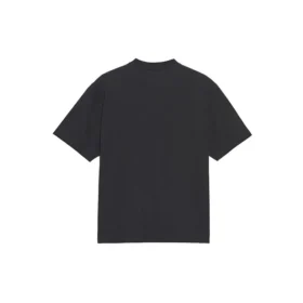 Balenciaga Retro-Strick-T-Shirt für Herren mit „BB Paris“-Aufdruck, kurzärmelig, schwarz 594579TGV601000