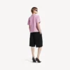 Balenciaga Sacra Cœur T-Shirt für Damen in mittlerer Passform in Altrosa Balenciaga Sacra Cœur T-Shirt für Damen in mittlerer Passform in Altrosa