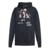 Balenciaga Speedhunters Boysband Print-Kapuzenpullover mit langen Ärmeln für Herren, marineblau, 541873TCV371055