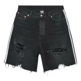 Balenciaga x adidas Baggy-Shorts „Black“ 724840TNW541129