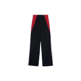 Balenciaga x adidas Baggy-Sweathose aus Fleece „Black White Red“ 723970TNVN56278