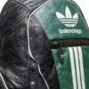 Balenciaga x adidas Großer Rucksack „Black Green“ 721685210LZ1063