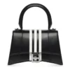 Balenciaga x adidas Hourglass Kleine Handtasche „Black“ 593546210MA1091