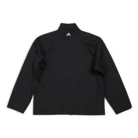 Balenciaga x adidas Langarm-T-Shirt mit hohem Kragen „Black“ 724591TNVP81070