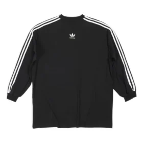 Balenciaga x adidas Langarm-T-Shirt Oversized „Schwarz“ 728789TNVA68482