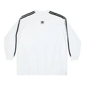 Balenciaga x adidas Langarm-T-Shirt Oversized „White“ 728789TNVA61156
