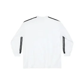 Balenciaga x adidas Langarm-T-Shirt Oversized „White“ 728789TNVA61156