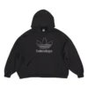 Balenciaga x adidas Logo Oversized-Hoodie „Black White“ 712396TNVA91070