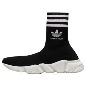 Balenciaga x adidas Originals Speed Sneakers „Black White“ 711189WBDV11090