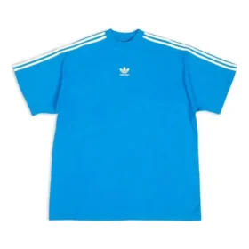 Balenciaga x adidas Oversize-T-Shirt „Blue“ 739101TNVA64026
