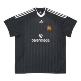Balenciaga x adidas Oversized-Fußball-T-Shirt „Black“ 723663TNV131000