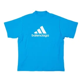 Balenciaga x adidas Oversized-T-Shirt „Blue“ 731769TNVP34024