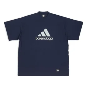 Balenciaga x adidas Oversized-T-Shirt „Navy“ 731769TNVA64356