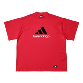 Balenciaga x adidas Oversized-T-Shirt „Red“ 712398TNVA66278