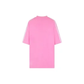 Balenciaga x adidas T-Shirt in mittlerer Passform „Neon Pink“ 723955TNVU45280