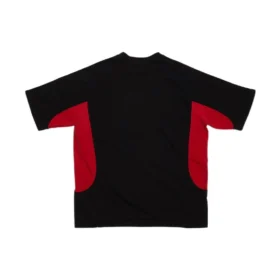 Balenciaga x adidas T-Shirt Medium Fit „Black Red“ 712401TNVA61003