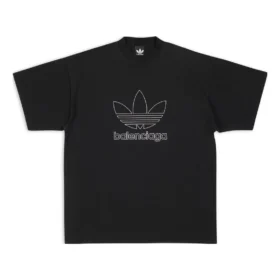 Balenciaga x adidas Trefoil T-Shirt „Black White“ 723976TNVN81070