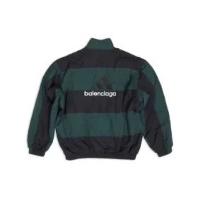 Balenciaga x Adidas Wende-Trainingsjacke „Black Green“ 725294TNO793230