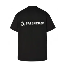 Balenciaga x Alipay Logo-T-Shirt „Black White“ 787349TRVY91000