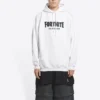 Balenciaga x FORTNITE Hoodie, mittlere Passform „White“ 600583TLVO49040
