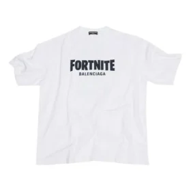 Balenciaga x FORTNITE T-Shirt Medium Fit „Weiß“ 612966TLVO39040