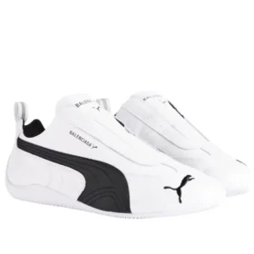 Balenciaga x Puma Speedcat Leder „White Black“ 847148WSDSB9010