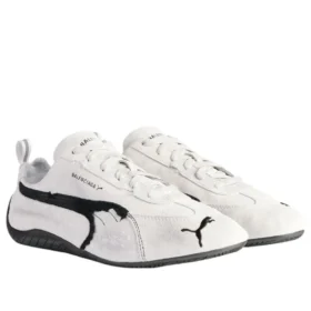 Balenciaga x Puma Speedcat Suede „Distressed White Black“ 847146WSDSD9010