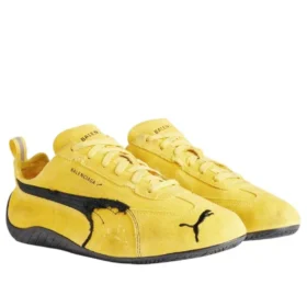 Balenciaga x Puma Speedcat Suede „Distressed Yellow Black“ 847146WSDSD7010
