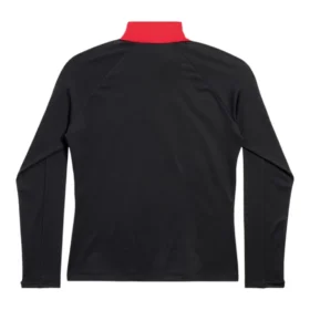 Balenciaga x Puma T-Shirt mit halbem Reißverschluss „Black Red“ 846996TTVB11076