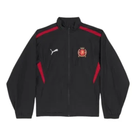 Balenciaga x Puma Trainingsjacke „Black Red“ 850839TPQ381000