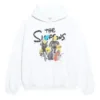 Balenciaga x THE SIMPSONS Baumwoll-Hoodie, weite Passform „Weiß“ 675003TLVG89016