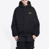 Balenciaga x The Simpsons Gepolsterter Bomber-Hoodie „Schwarz“ 657115TLVG71000