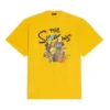 Balenciaga x THE SIMPSONS Oversized-Baumwoll-T-Shirt „Yellow“ 676589TLVG77200