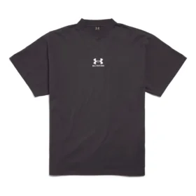 Balenciaga x Under Armour T-Shirt, Oversized-Passform „Schwarz-Weiß“ 787349TRVB79034