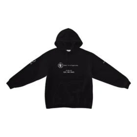 Balenciaga x WFP Hoodies, Medium Fit „Black“ 600583TMVL11070