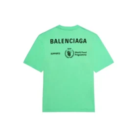 Balenciaga x WFP T-Shirt, Medium Fit „Green“ 612966THV844162