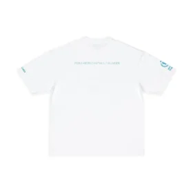 Balenciaga x WFP T-Shirt, Medium-Fit, „White“ 612966TMVL29086