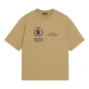 Balenciaga x WFP T-Shirt, mittlere Passform „Khaki“ 612966THV849605