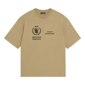Balenciaga x World Food Program T-Shirt „Beige“ 612965THV849605