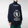 Balenciaga x World Food Programme Pullover „Navy White“ 542703T15074177