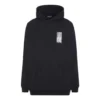 Barcode Baumwoll-Hoodie „Black“ 651799TKVE61070