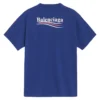Baumwoll-Jersey-T-Shirt mit politischem Logo BLGA-508203-TAV44-BL