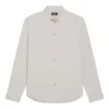 Baumwoll-Shirt, Large Fit „Cement Grey“ 681688TKM102967