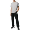 Baumwoll-T-Shirt mit kleinem Logo-Aufdruck „Grey“ 556151TYK281300